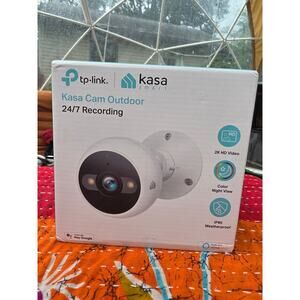 Tp-link Kasa Smart Lasa Cam Outdoor 24/7 Recording  / works with Google & Alexa
